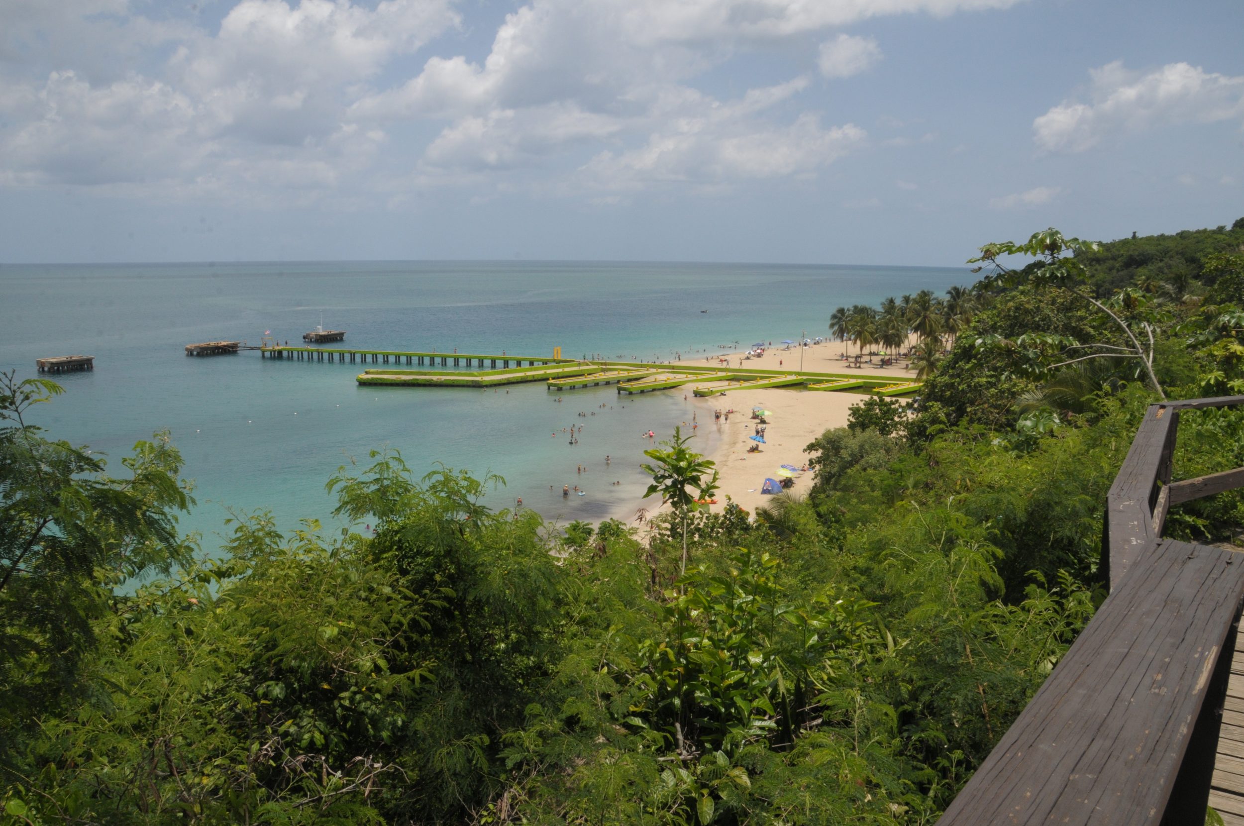 Crash Boat Beach and its pier, Aguadilla, Puerto Rico